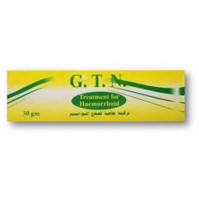 GTN 2% HEMORRHOIDS TREATMENT CREAM ( NITROGLYCERIN ) 30 GM